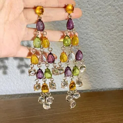New Resin Tassel Earrings for Women Jewelry Wholesale