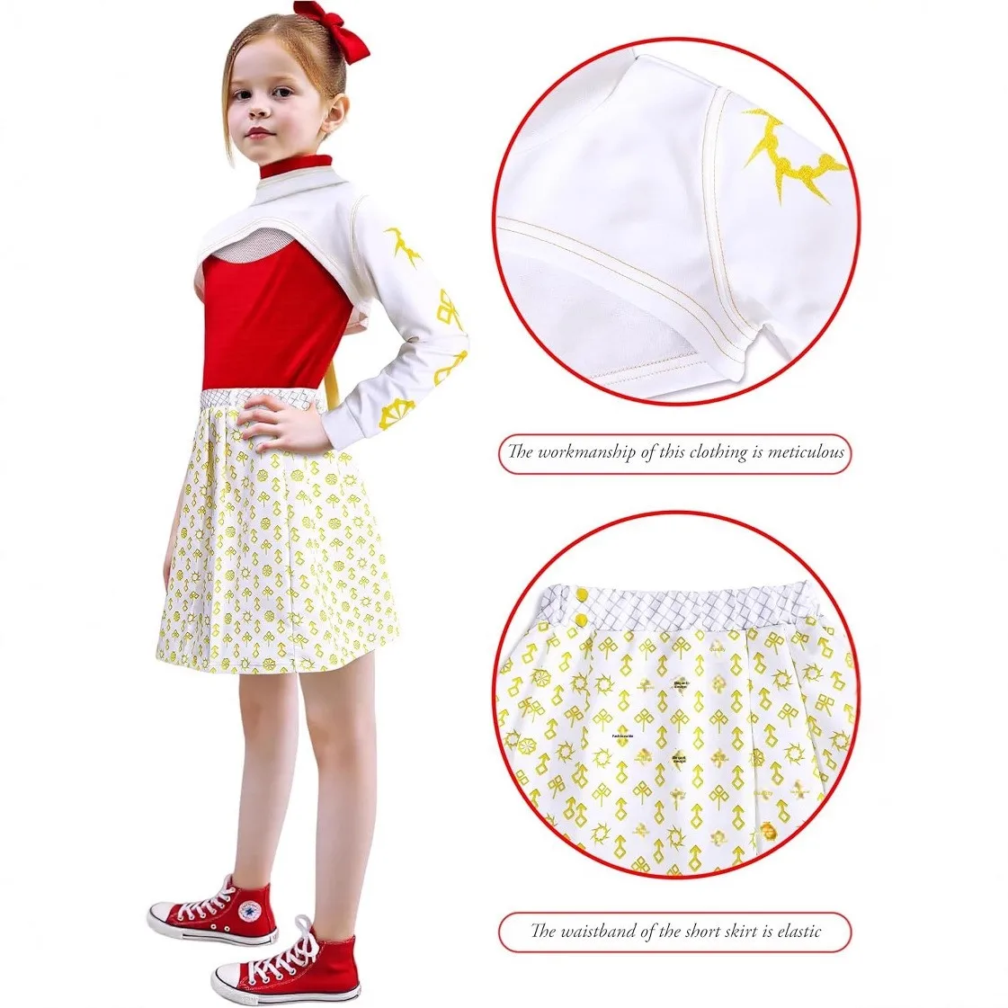 Zombie High School 4 Girl Nova College Sport orm loween Film Cosplay Costume da spettacolo teatrale Estate 2025 Donna Fas...