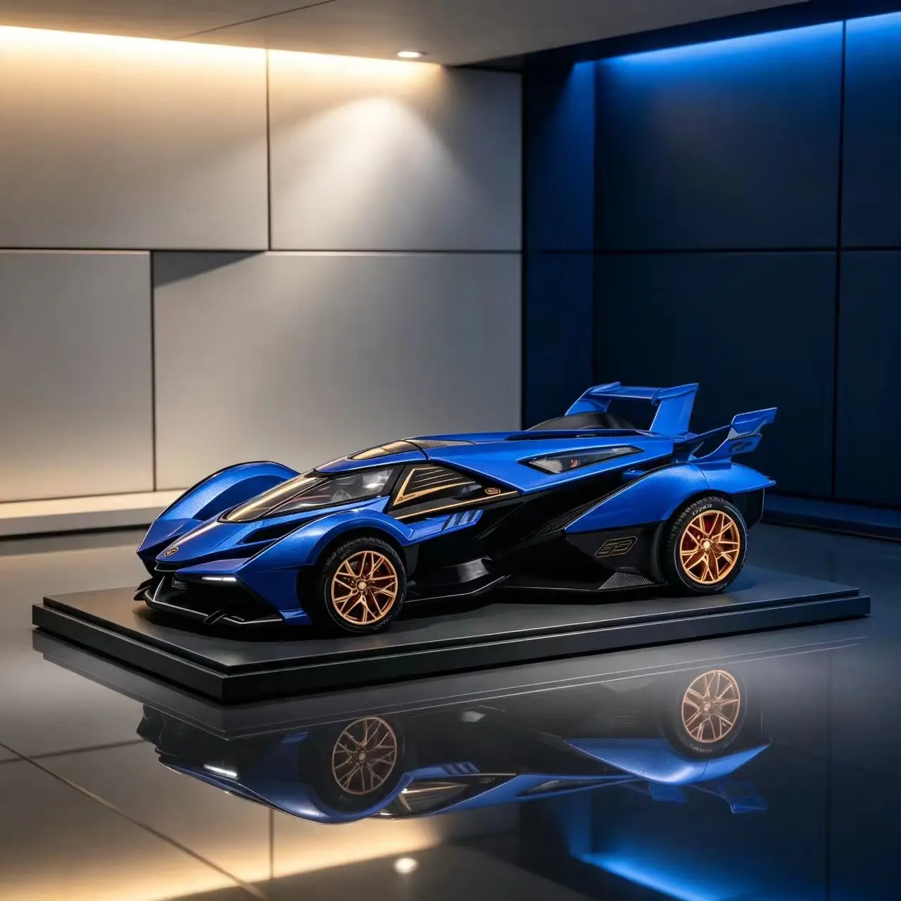 1:24 Scale Alloy Model Racing Car Model with Base, Exquisite Alloy Car Model Toy, Adult Collection and Home Decoration
