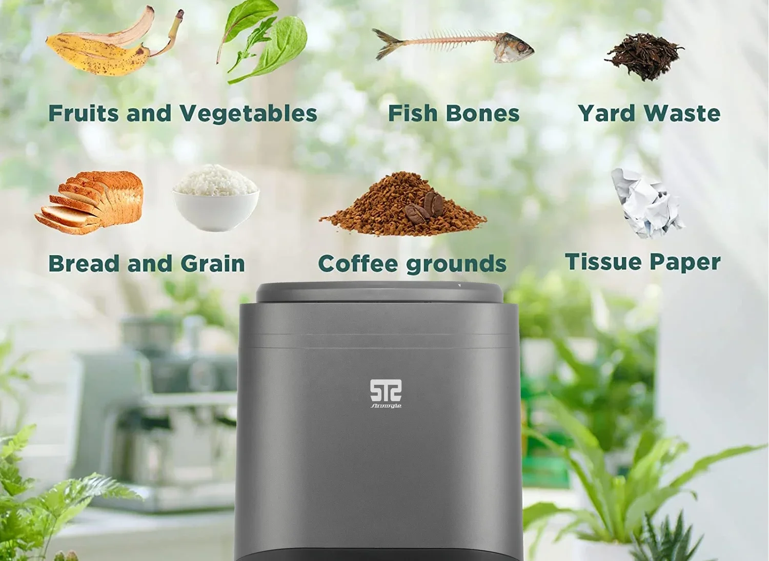 Revolutionary Eco-friendly Kitchen Waste Composter Hot Household Product Electric Innovative Biological Waste Management System