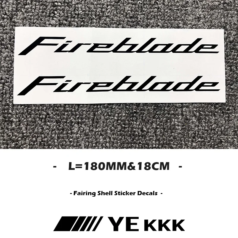 

2X 180MM Motorcycle Fairing Shell Hub Head Shell Fuel Tank Sticker Decal For HONDA Fireblade CBR1000RR 1000RR Sticker Decal
