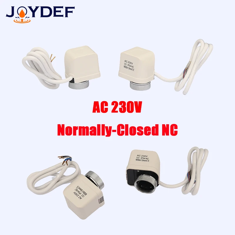 4 Wires 230V Thermal Actuator (Zone Valve) for hydronic Water/Glycol pex Radiant Floor Manifold