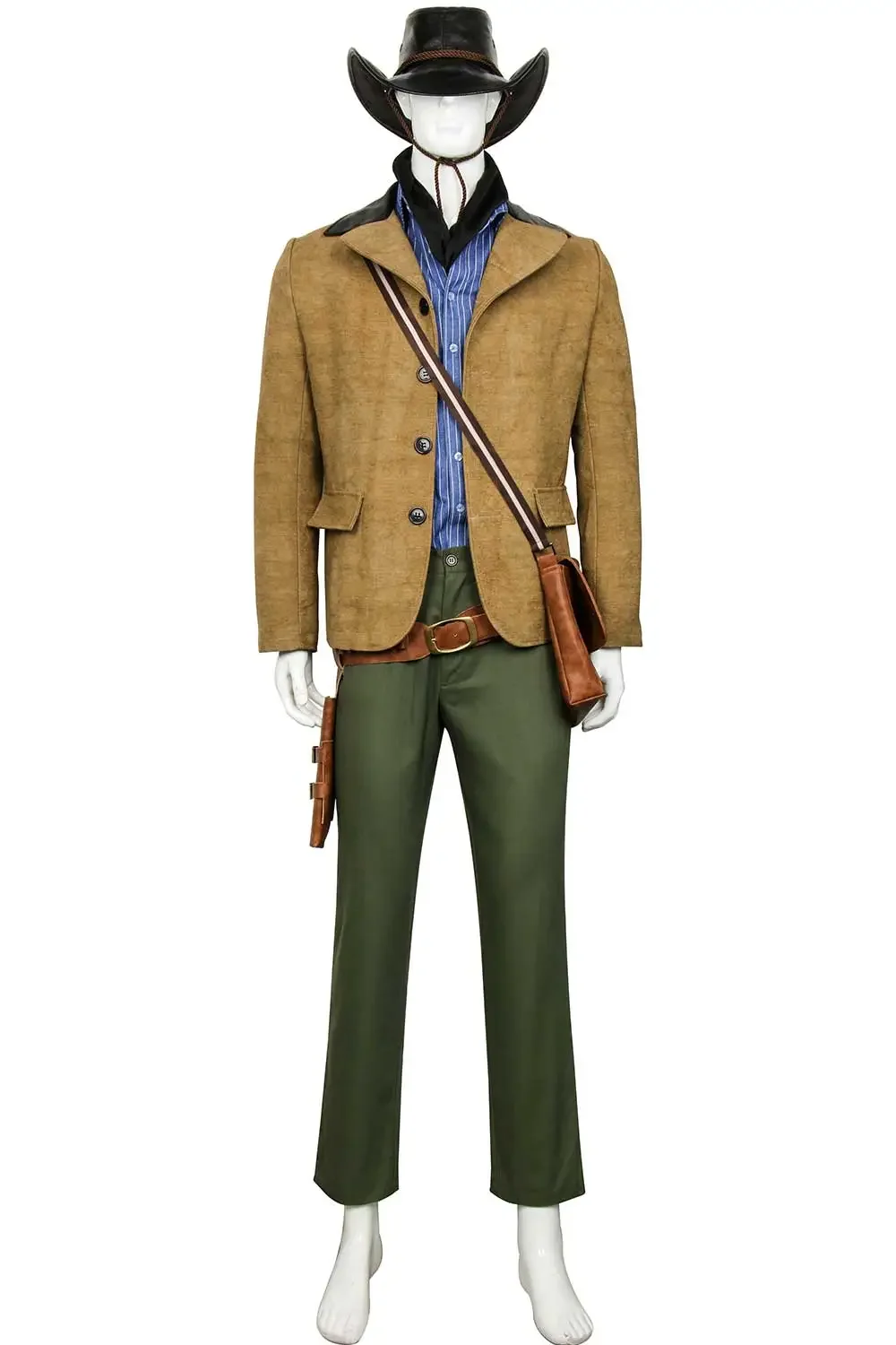 Costume de Cosplay de Cowboy d'Halloween pour Homme, Tokyo Erlama, Arthur Morgan, RDR2, Fréquence Rouge: Redemption II, Uniforme, Veste, Chemises, viser, Chapeau