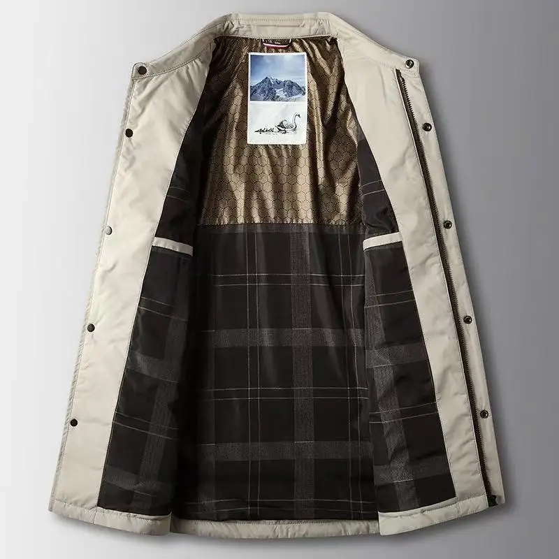 سترة رجالية جديدة لخريف وشتاء 2025، إصدار خفيف الوزن، محتوى Goose Down 90% للأعمال والترفيه #6