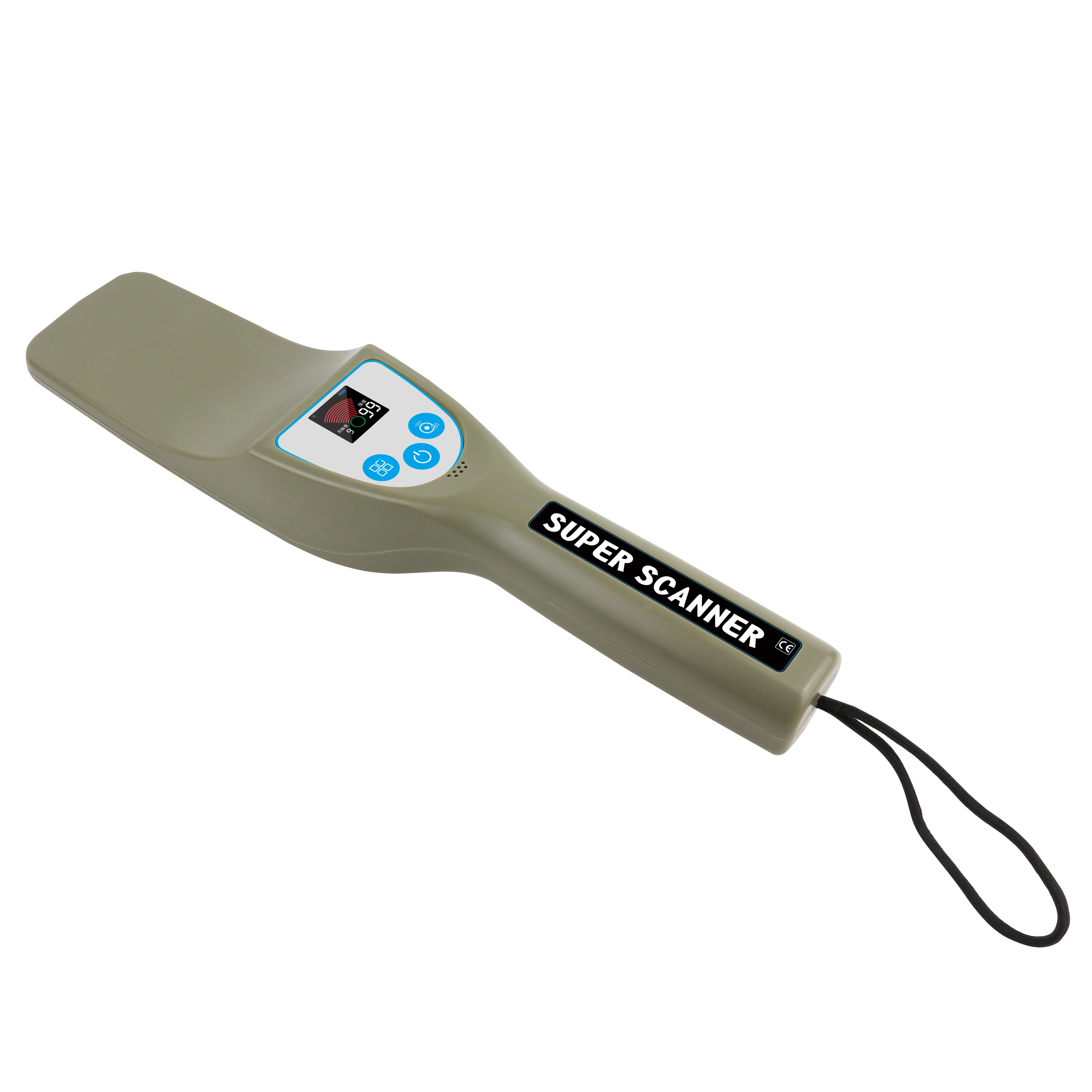 Security Threat Detector Scanner Security Handheld Metal Detector for Airport Full Body Scanning