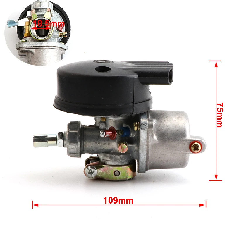 المكربن مع فلتر الهواء ل 49cc 60cc 66cc 80cc المكربن 2 السكتة الدماغية محرك بمحركات دراجة Carb Carby دراجة نارية أجزاء