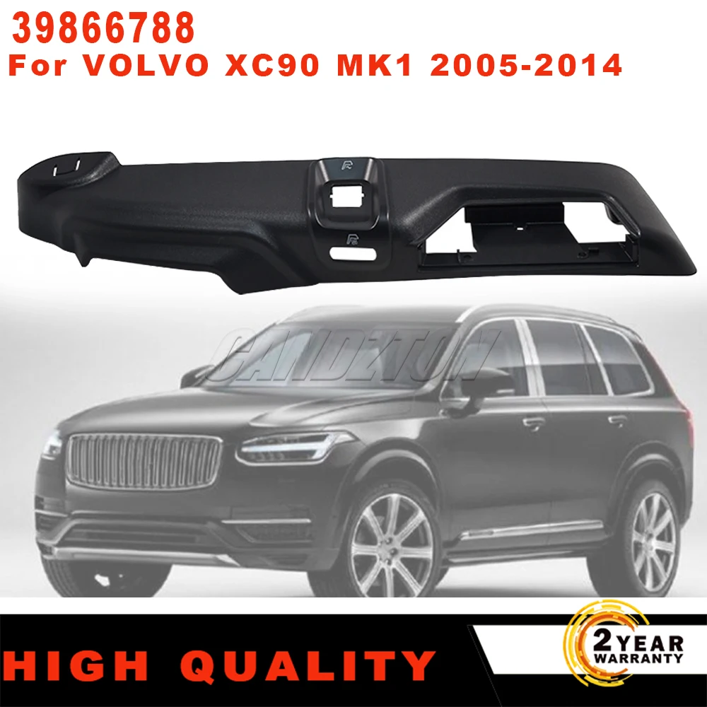 Black Front Left Seat Side Panel Trim Plastic Cover For VOLVO XC90 MK1 2007-2016 39866788