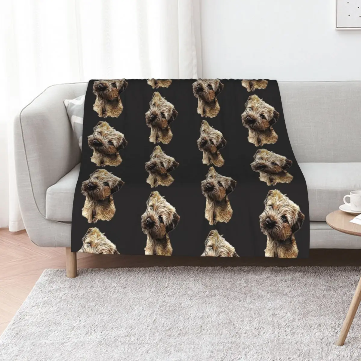 

Border Terrier Cute Puppy Dog Throw Blanket manga Luxury Bed bed plaid Blankets