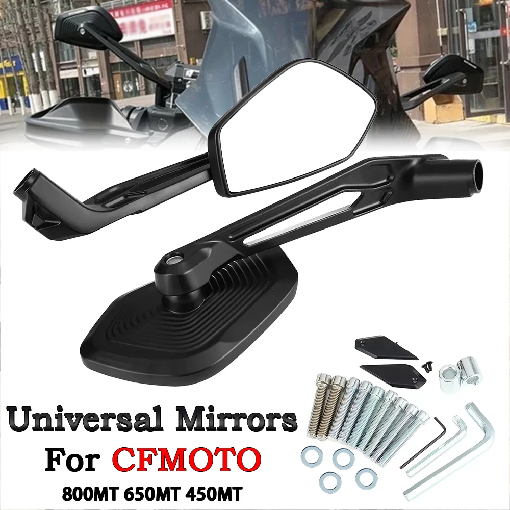 

Motorcycles Mirrors For CFMOTO 800MT 650MT 450MT Motorcycle Side Rearview Mirrors Adventure Motorcycle Accessories 800MT Mirrors