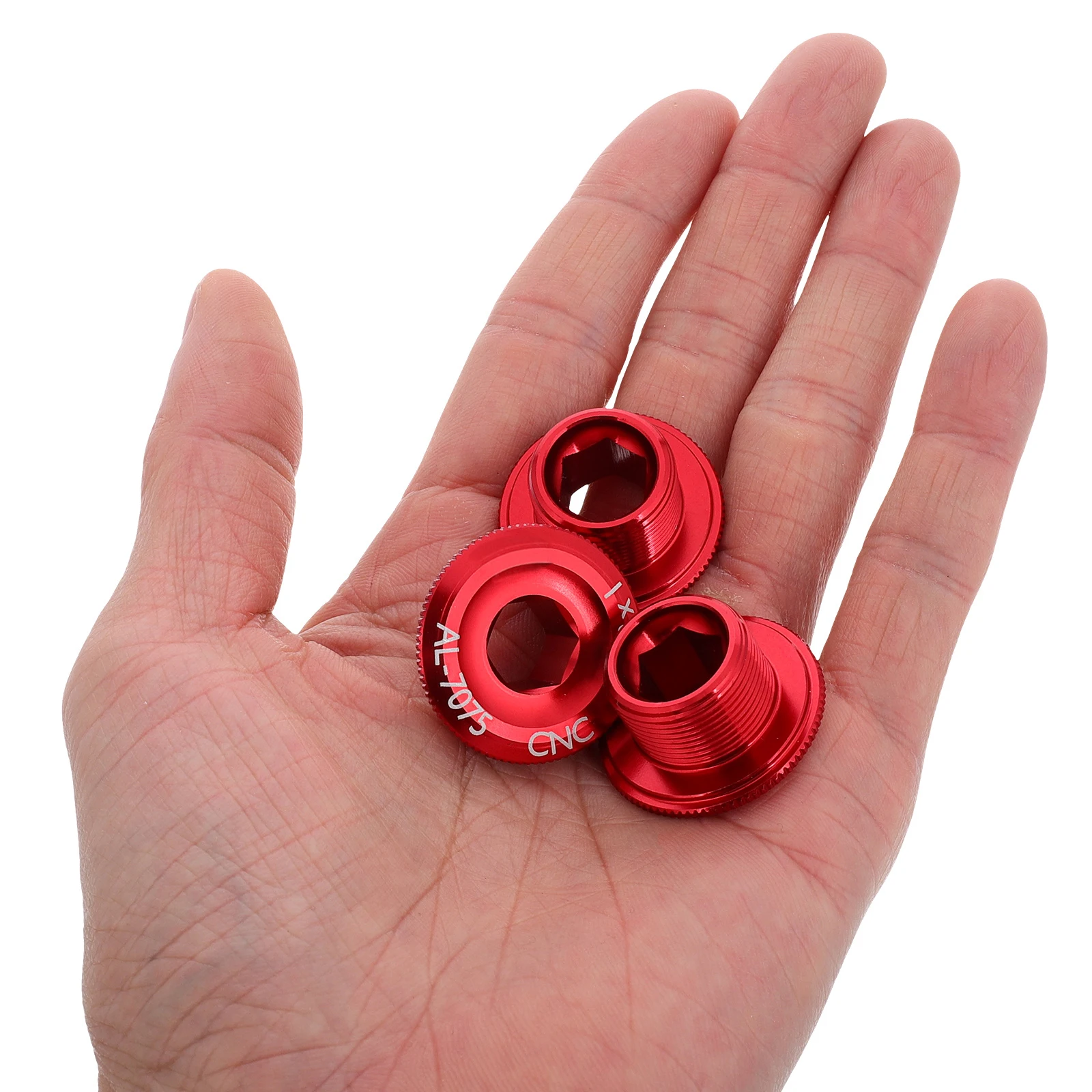 3Pcs Bike Crank Arm Bolt Durable Lightweight Aluminum Alloy Cycling Mountain Fixed Gear Road Bikes Replacement Part