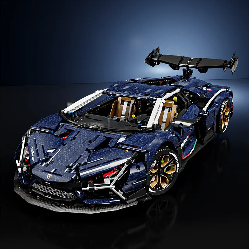 4106PCS Tecnico 1:8 Lambor Cielo Stellato Supercar Building Blocks Velocità Meccanica Modello di Veicolo Da Corsa Mattoni Giocattoli Per Il Capretto MOC