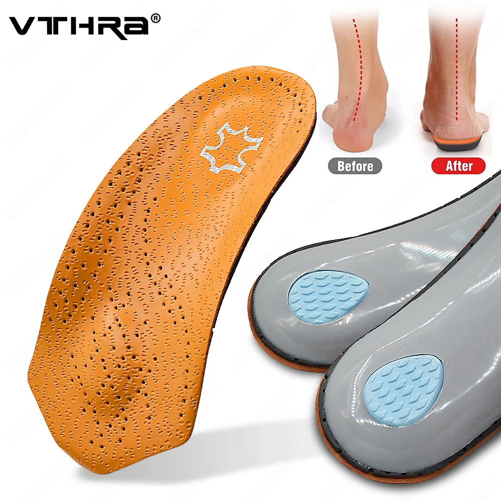 

VTHRA 3/4 Length Half Arch Support Orthopedic Shoes Sole Insole FlatFoot Correct Feet Care Health Orthotics Insert Shoe Cushion