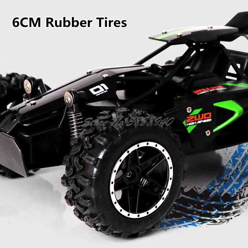 Electric Off- Road High-Speed Remote Control Racing Car 1:18 2.4G Independen Shock Absorption Steering Fine Tune RC Car Truck