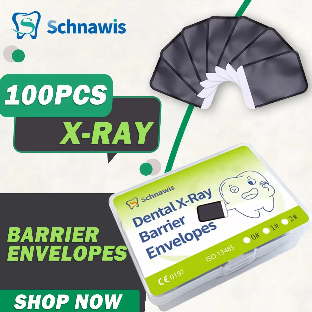 100Pcs/box Dental X-Ray ScanX Barrier Envelopes Suitable For 30x40 MM Teeth Piece Dentist Tool