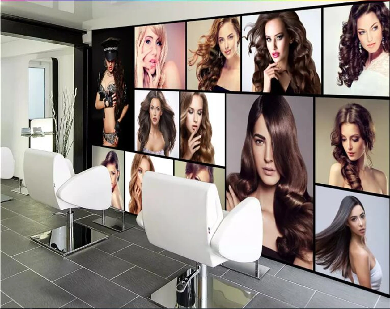 

beibehang papel de parede 3d hair salon easy hospital large mural wallpaper home decoration Restaurants wall papers home decor