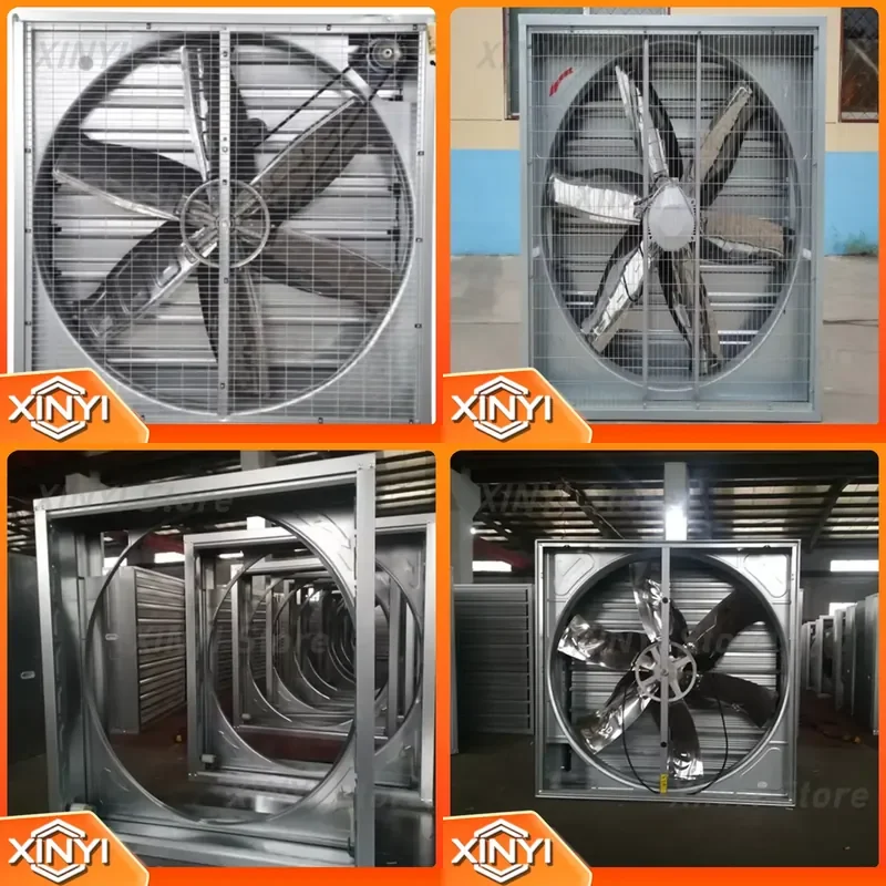50 Inch Box Type Poultry House Extractor Industrial Farm Exhaust Fan High Quality for Greenhouse Good Operation