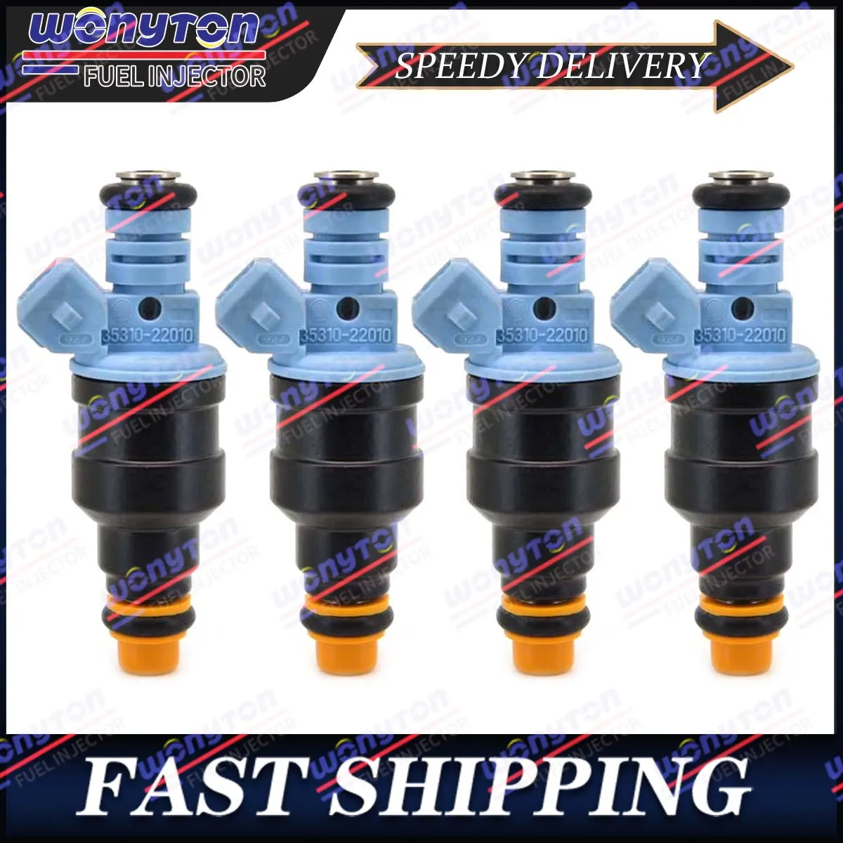 4Pcs Fuel Injectors 35310-22010 For Hyundai Accent X3 Scoupe 1.3L 1.5L