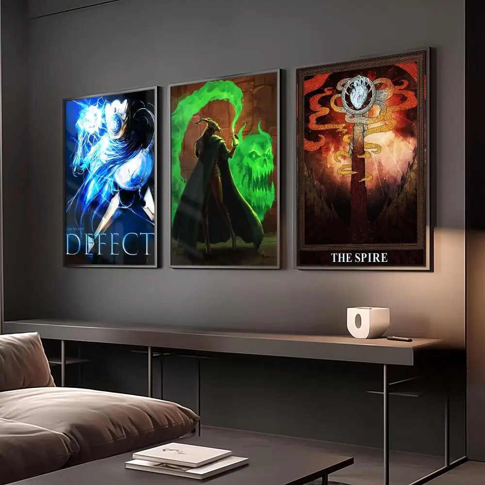 Game S-Slay the Spire Poster Reteo Wall Art Aesthetic Room Decor Print Living Room Bedroom Home Decoration