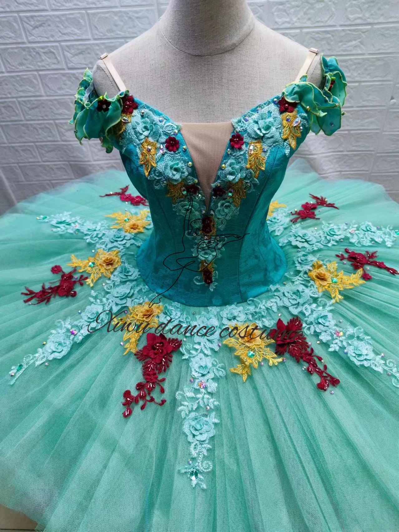 Professional high-quality custom-size ballet performance ballet costume high-end competition ballet dress