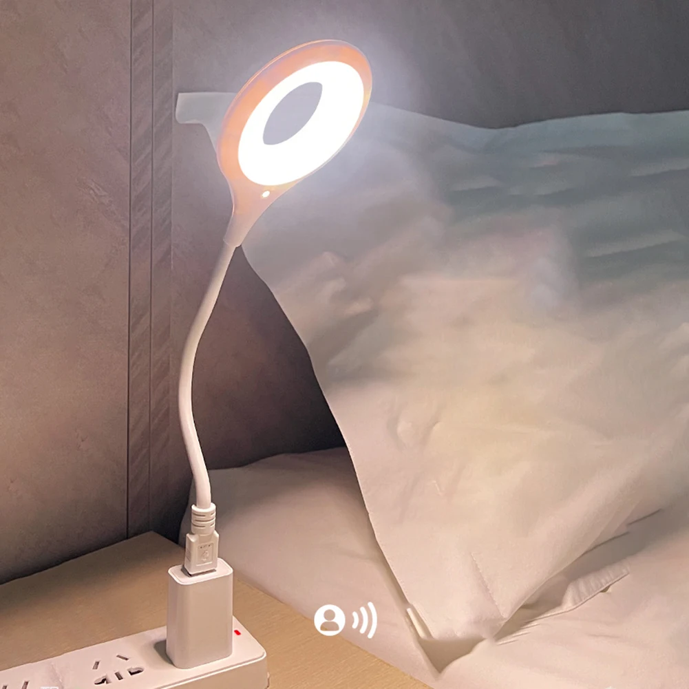 Mini Lampe Vocale Intelligente, USB LED, Ajustable, Dessin Animé, Chat, 3 Modes d'Éclairage, pour la Maison