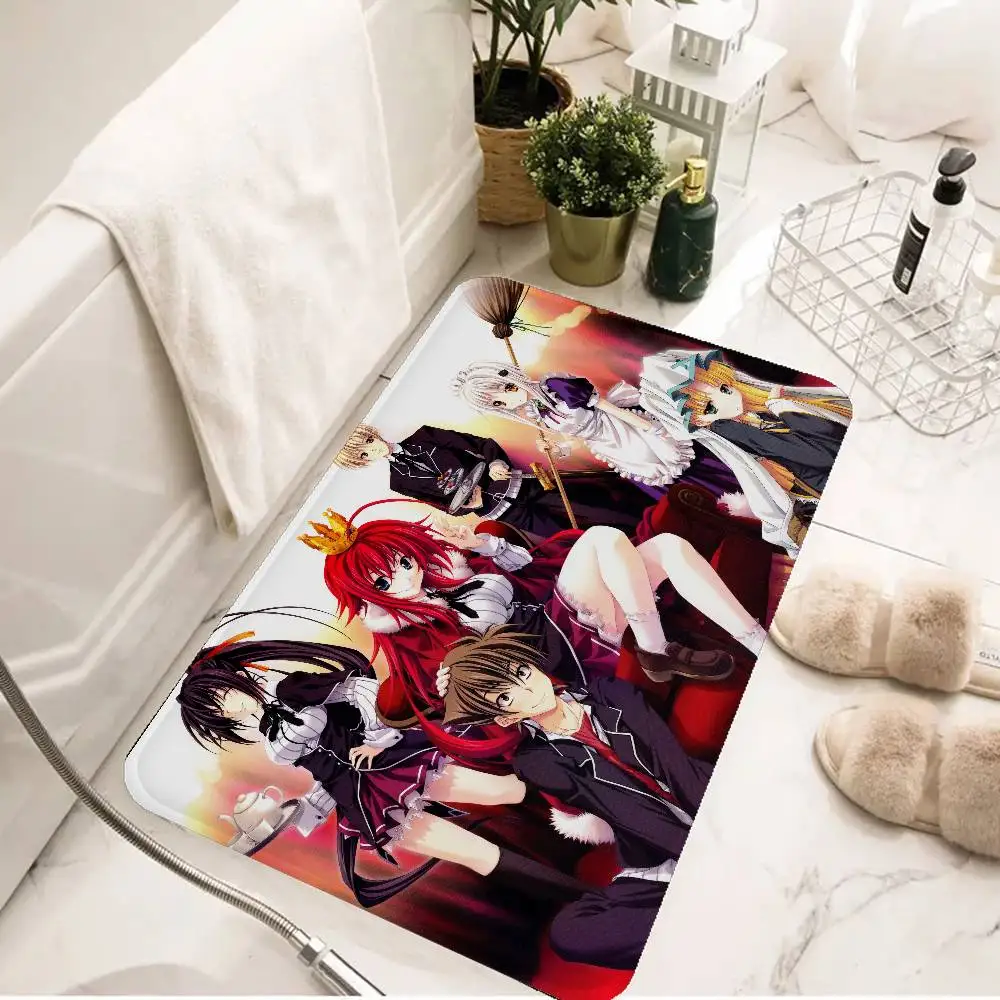 High School DxD Badematte, Kinderzimmer, Schlafzimmer, Dekoration, Balkon, rutschfeste Fußmatte, Wohnzimmer, Nachttisch-Teppiche