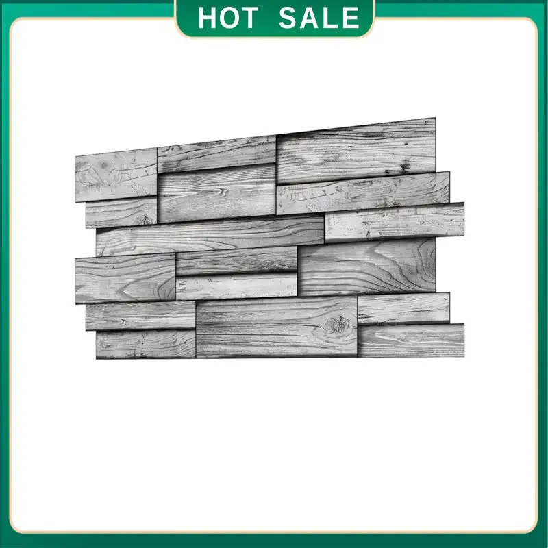

My Home 12Pcs Peel-And-Stick Bathroom Tile Stickers With Faux Brick Design For Wall Paneling