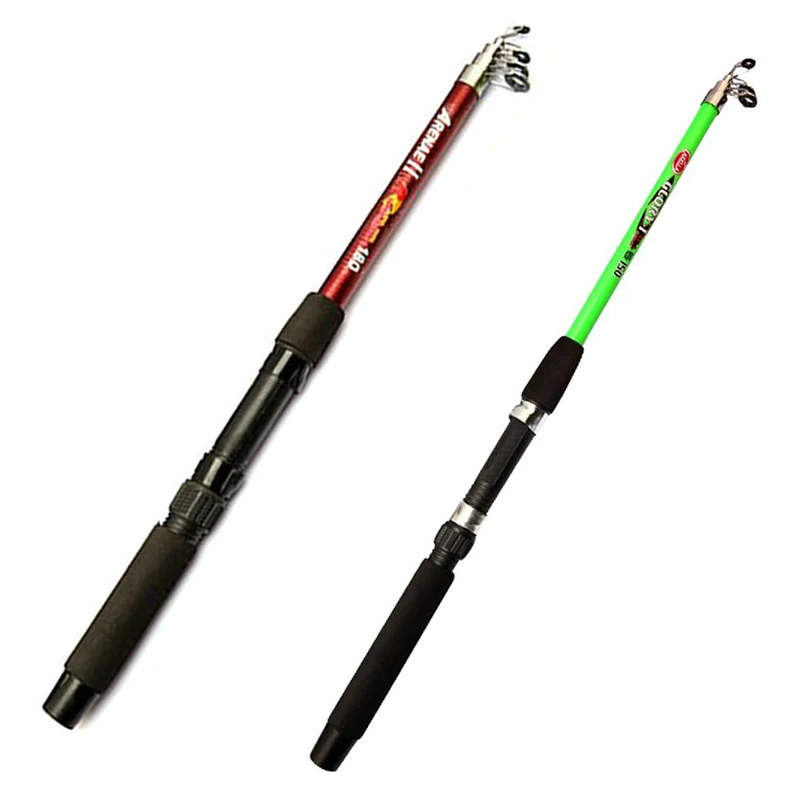 1PC 1.5M Travel Portable Telescopic Fishing Rod Fiberglass Fishing Rod Super Hard Sea Fishing Rod Fishing Rod Spinning Rod