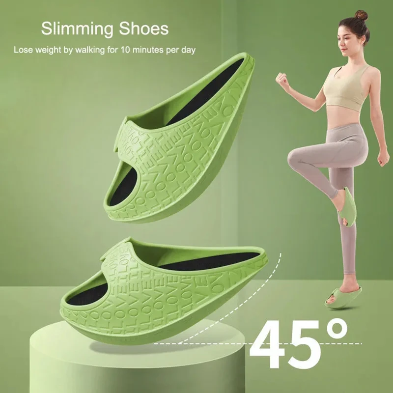 Women Fitness Shoes Effective Thin Calves Leg Female Yoga Slimming Toning Shoe Hips Shaping Fitness Weight Loss Balance Slippers