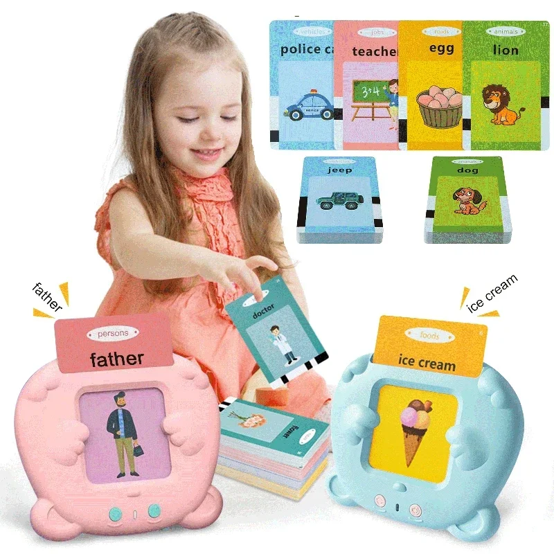 Nuove schede Flash parlanti Enfant Early Learning Educational Baby Machine inglese/vietnamita/arabo/spagnolo/Hindi/indonesiano