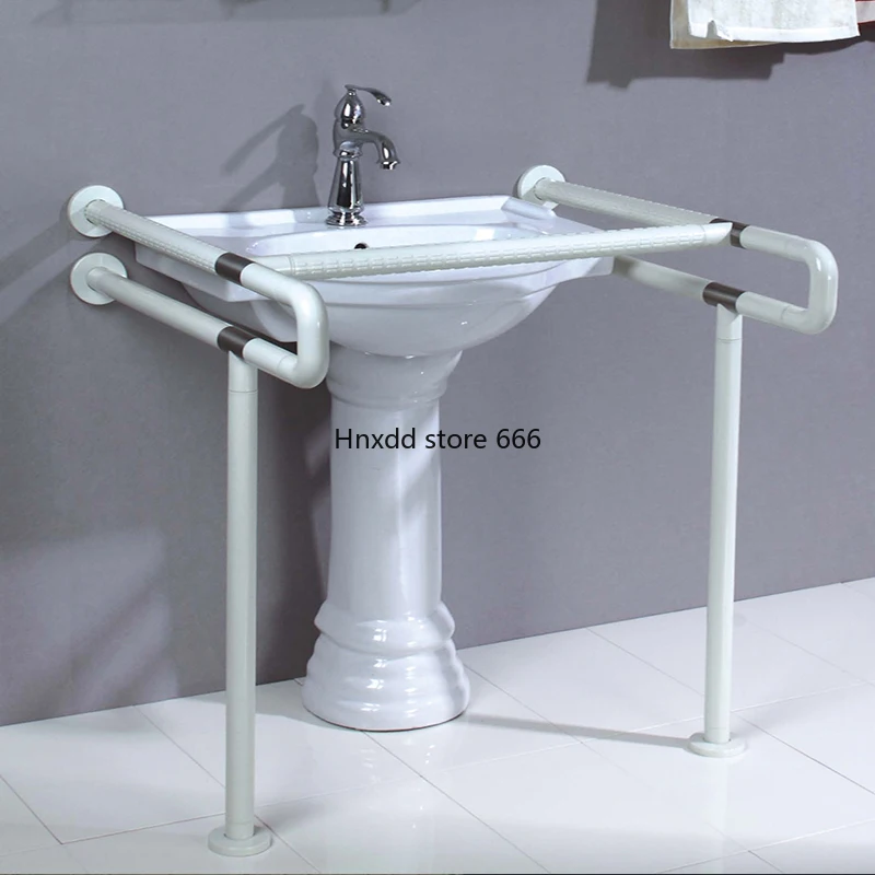 Enhanced barrier-free handrail urinal disabled washbasin