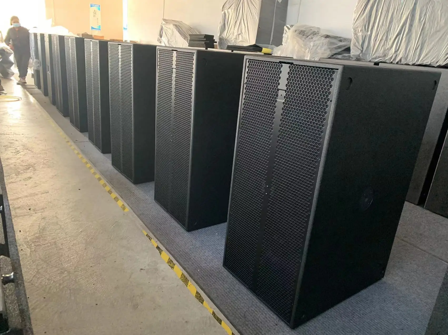 

Профессиональный двойной 18-дюймовый низкочастотный динамик, пассивный динамик Active Sub 9006, сценический аудиодинамик для активного отдыха