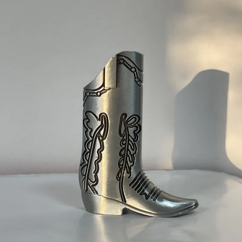 Rare Western Cowboy Boots BIC Lighter Holder Classic Mini Bic j5 Case Exquisite Decoration