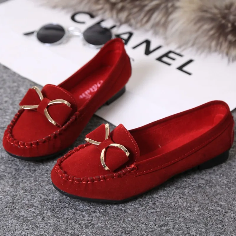 2022 Fashion Casual Lofers Women\'s Flat Shoes Ladies Elegant Butterfly-Knot Comfortable Shoes Women Soft Classic Office Shoes