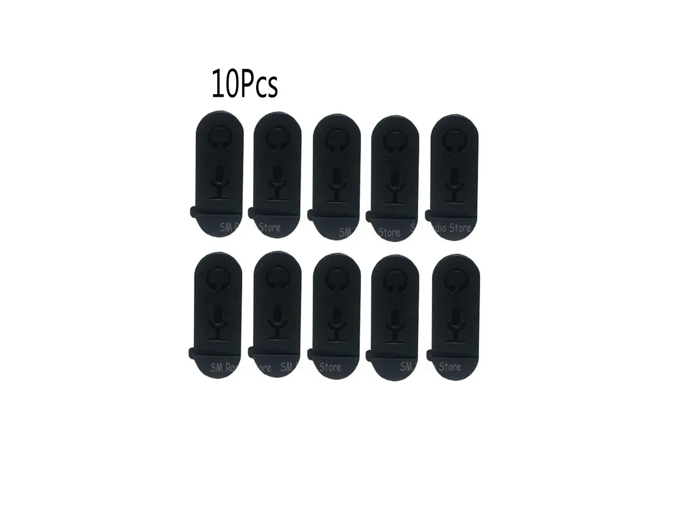 10Pcs/lot Headset Dust Side Cover For DEP250 CP100d DP540 C1200 C2620 C2660 Two Way Radio Accessories