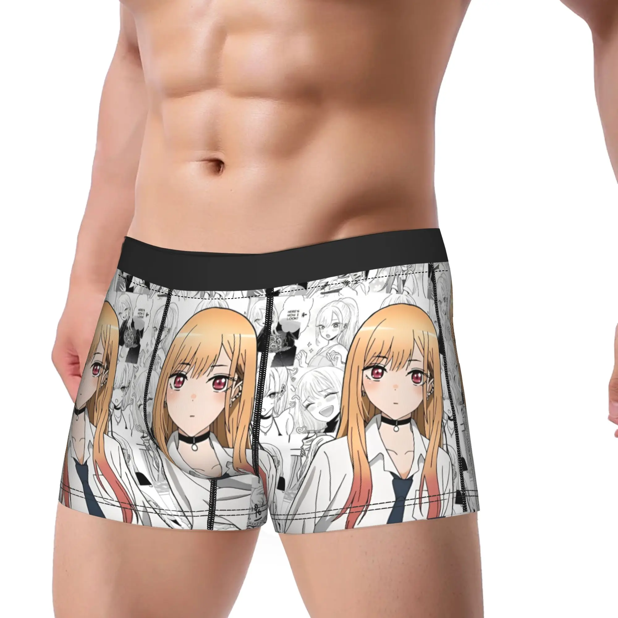 Japan Anime Marin Kitagawa Men Boxers Soft Underwear  Underpants