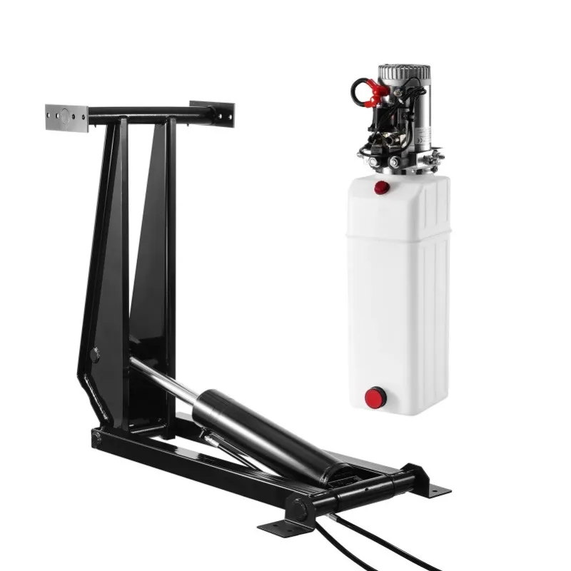 Automobile 8T hydraulic dump lifting kit movable non-deforming safety arm bracket truck unloading support