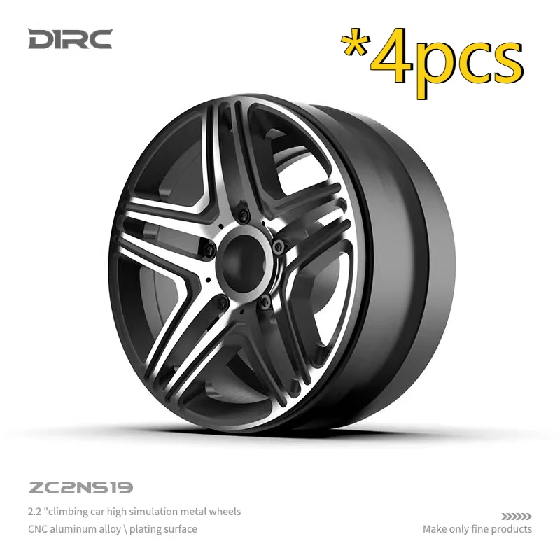 

4 шт. D1RC Guardian 2,2-дюймовый металлический алюминиевый сплав, альпинистский автомобиль, имитация ступицы колеса, цельный вес 100 г