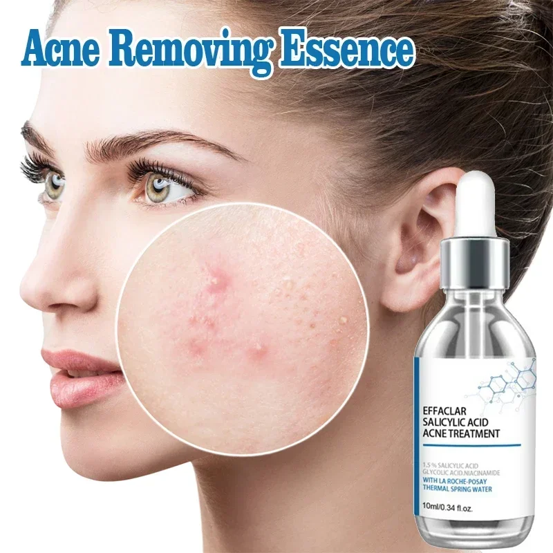 026 Salicylic Acid  Solution Essence Shrink pores and Acne Spot Removing Shrink Pores Oil-Control Brighten Face Skin Makeup