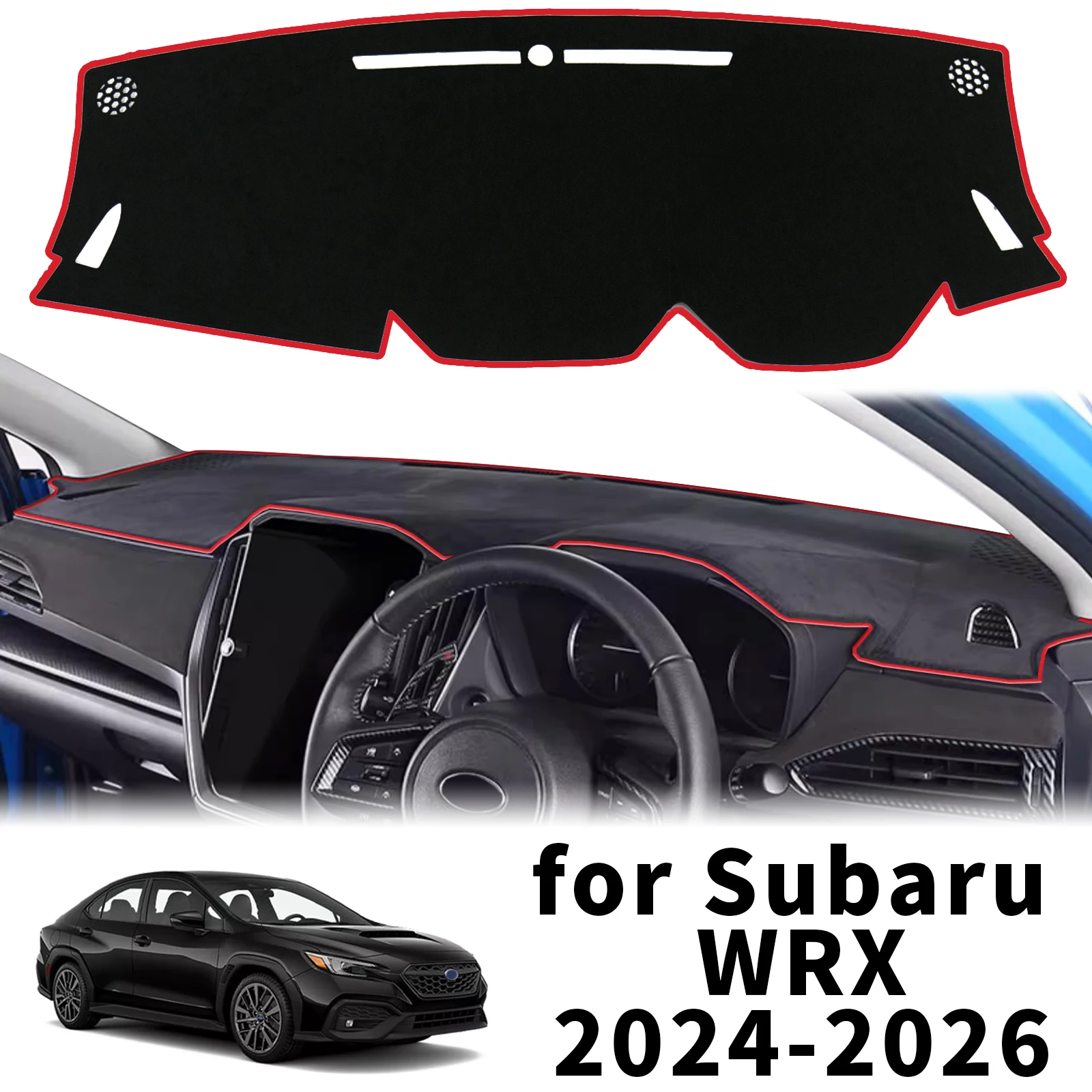 يصلح لسوبارو WRX 2024 2025 2026 داشمات غطاء لوحة القيادة وسادة واقية السجاد اكسسوارات السيارات داشمات ظلة #1