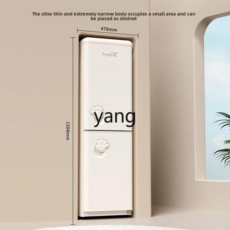 LH retro double door home energy-saving rental double door refrigerator