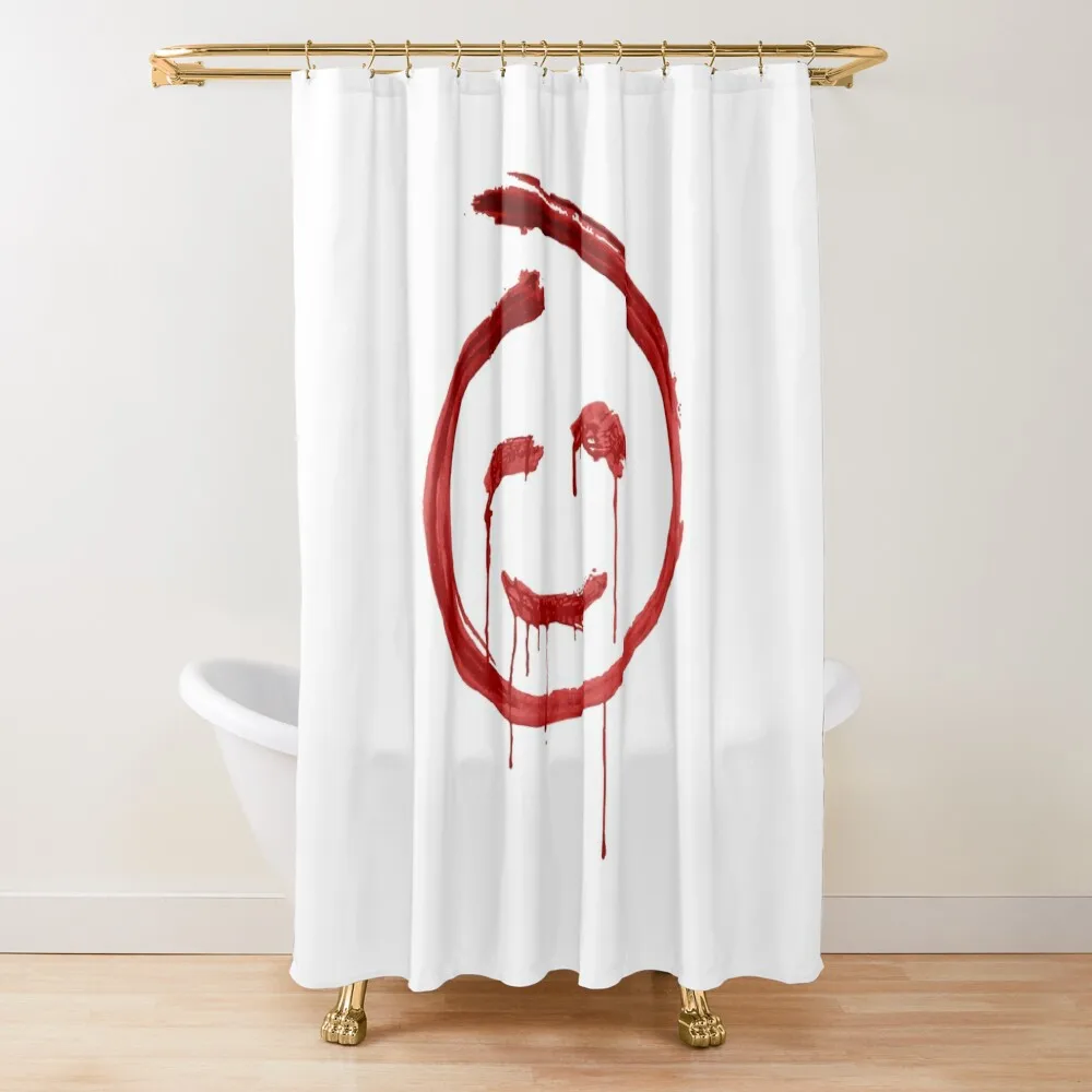 

Red John symbol Shower Curtain Waterproof Fabric Bathroom Bathroom Accessories For The Bathroom Curtain