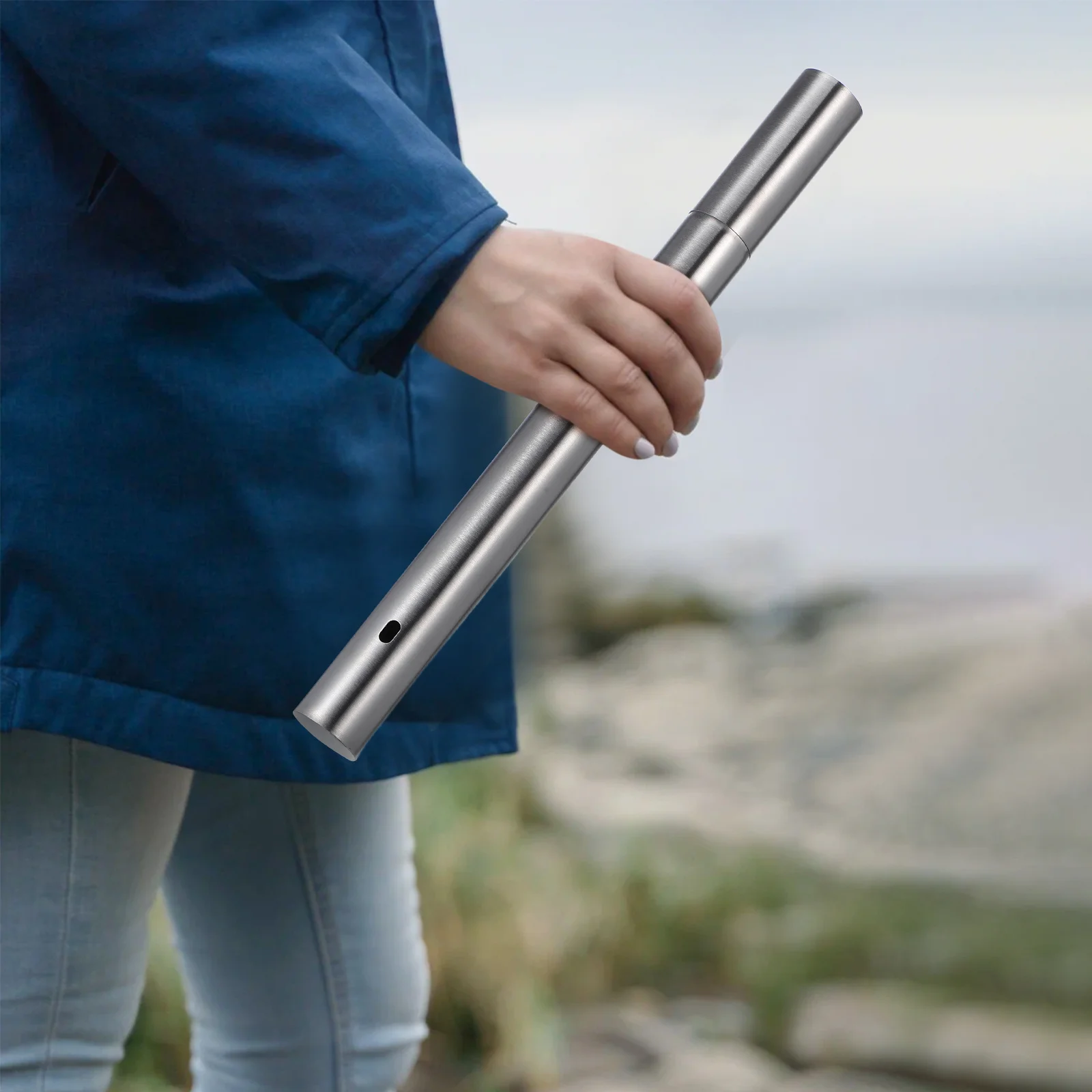 

Large Capacity Stainless Steel Document Tube Waterproof Certificate Storage Cylinder for Birth Certificate Diploma Collection