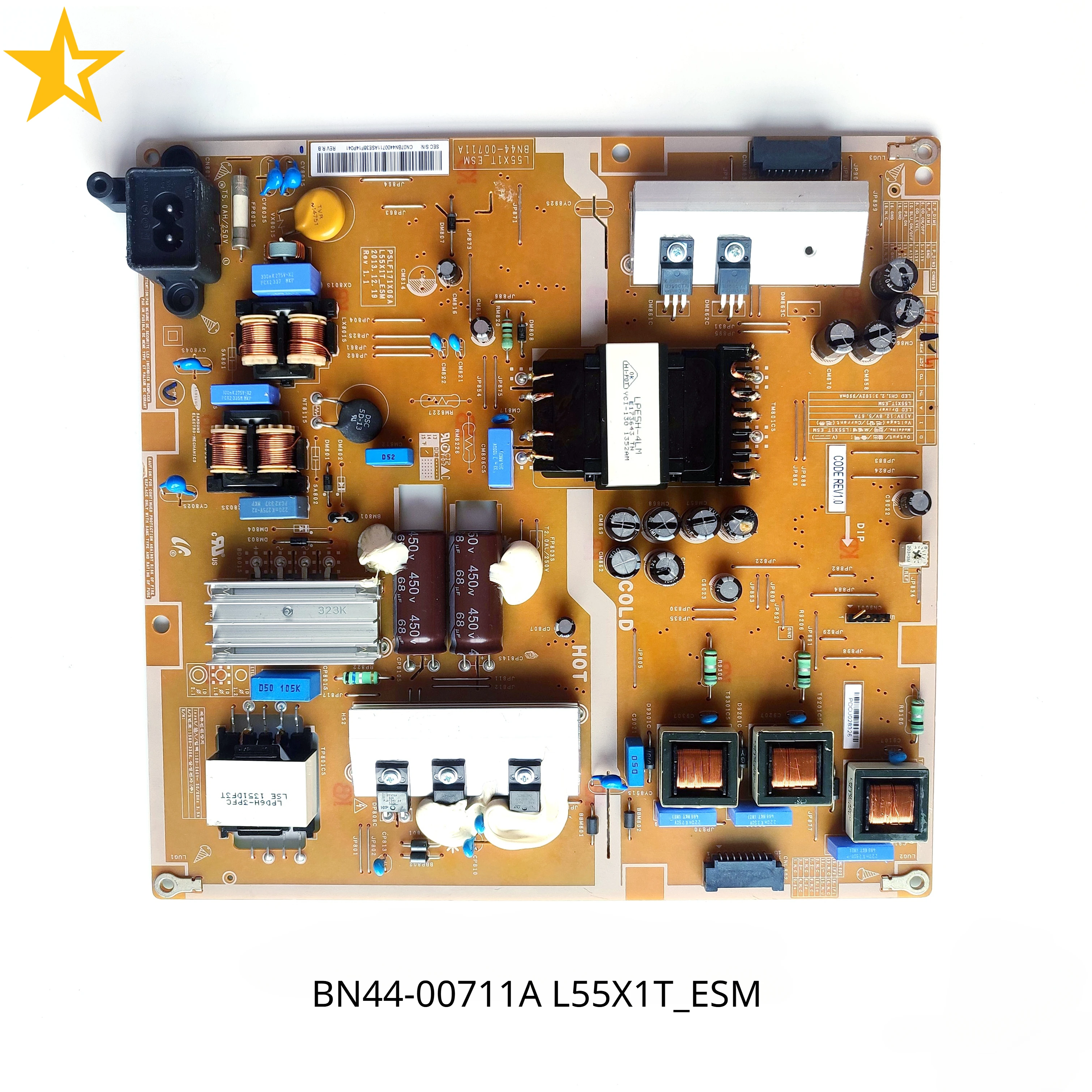 

New Genuine BN44-00711A L55X1T_ESM Power Supply Board is for UE50H6200AK UE55H6240AK UE55H6400AK UE55H6200AW TV accessories