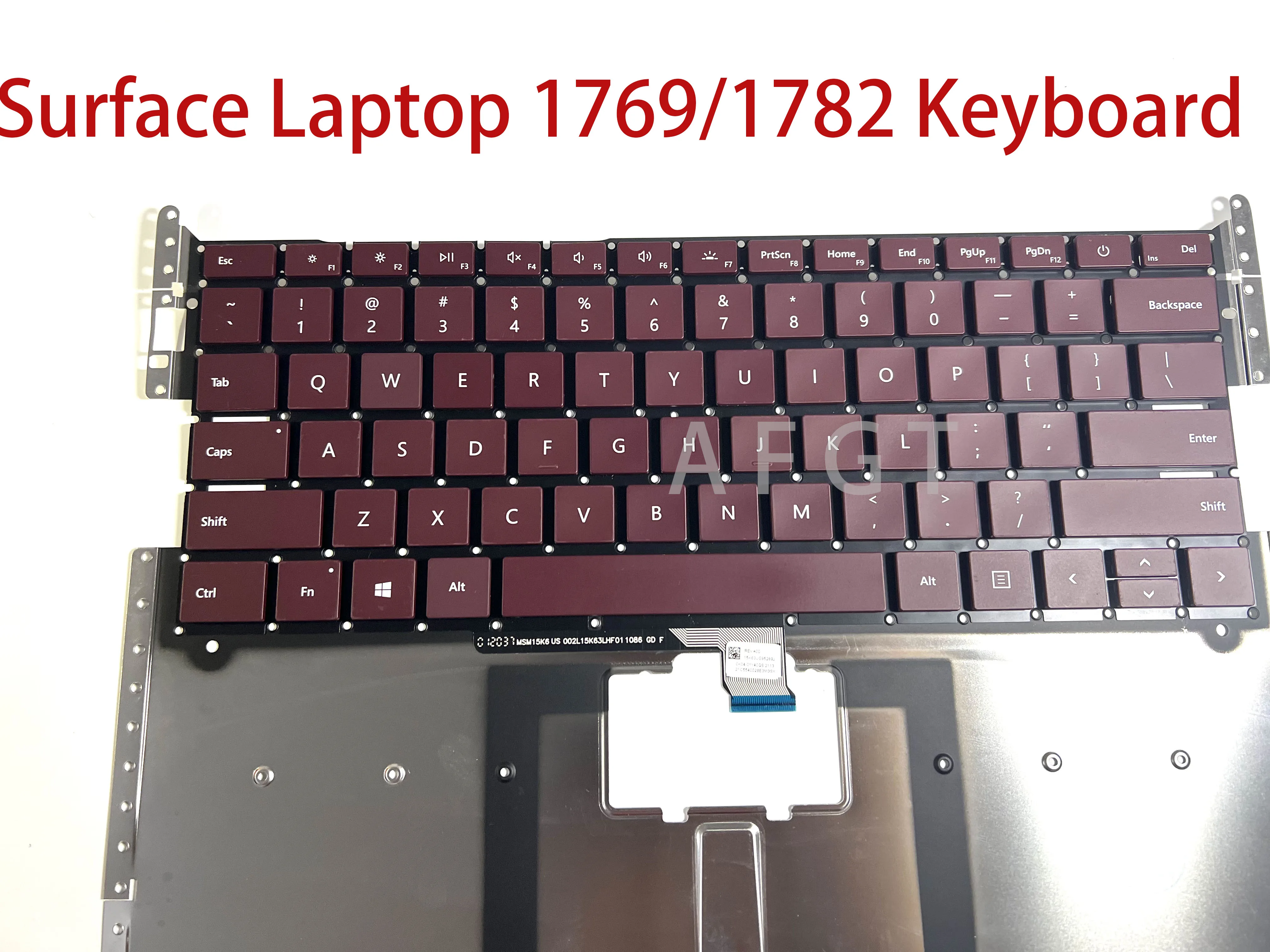 公開表面ラップトップ1769,新しい,統合されたinkeyboaro 1782コンピューター,シングルキーボード,ワインレッドus