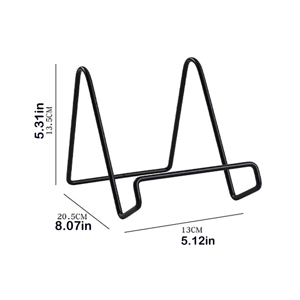 Plate Holder Display Stand Metal Frame Rack Stands for Picture Book Photo Easel Creation Collectibles