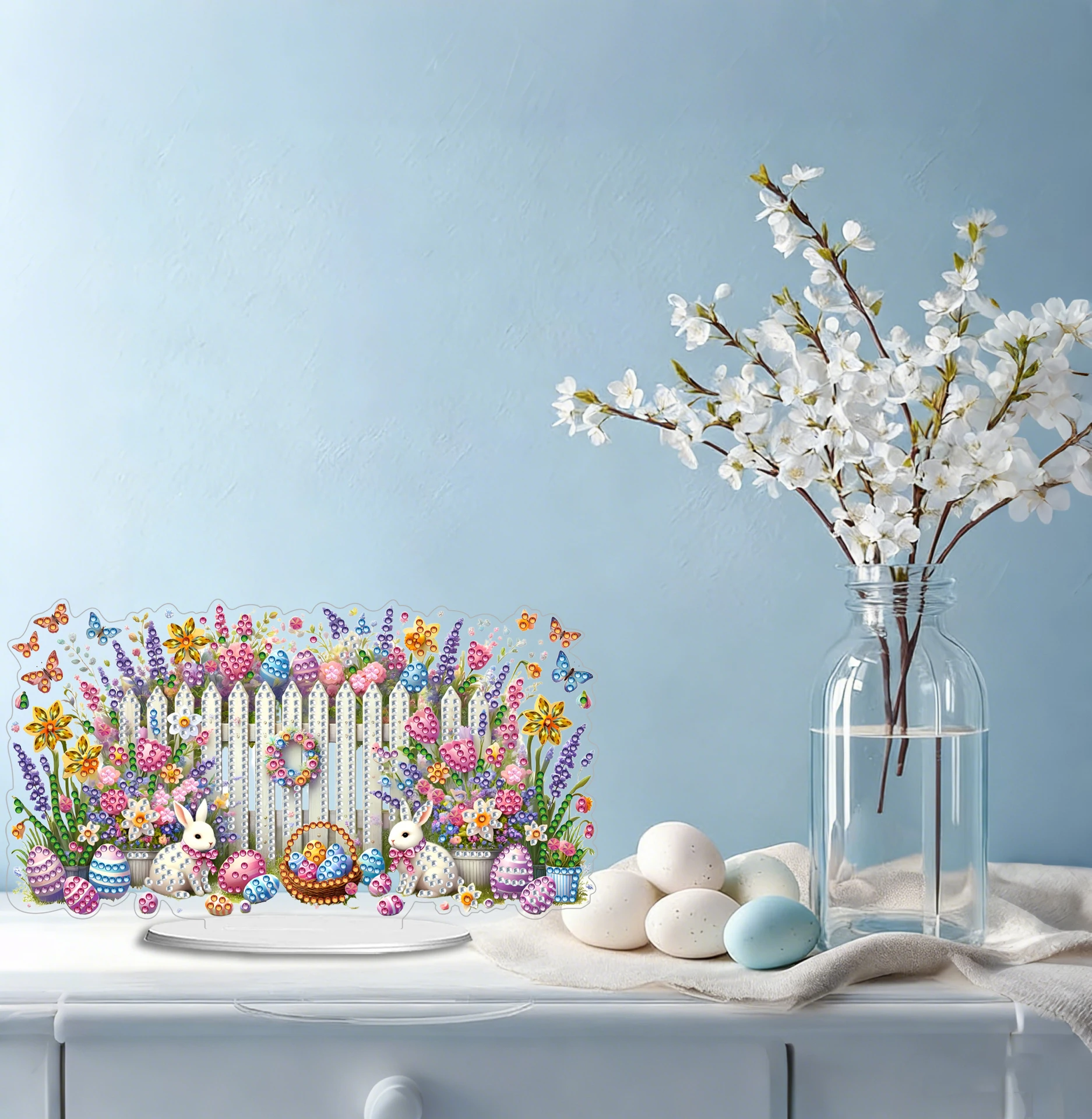 Artesanato em Cristal com Padr - Home Decor Handicraft avaliação e preço