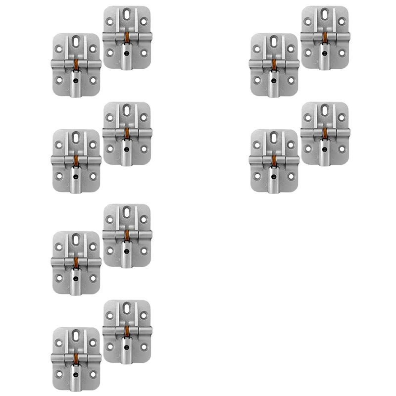 

【ADORN】Регулируемая петля на 180 градусов, Складная петля с запирающей петлей, Регулируемая дверная петля, Петля для листового стола, 12 шт.