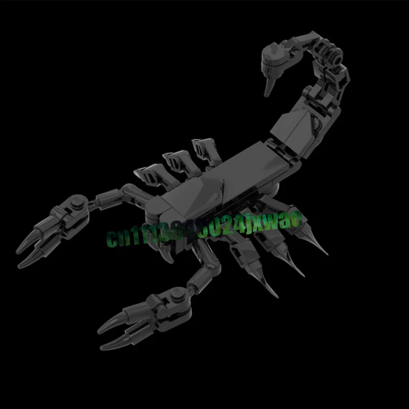 71PCS Black Scorpion Building Blocks Model Custom Puzzle DIY Creative Assembly Educational Toy Collection Display Popular Gifts