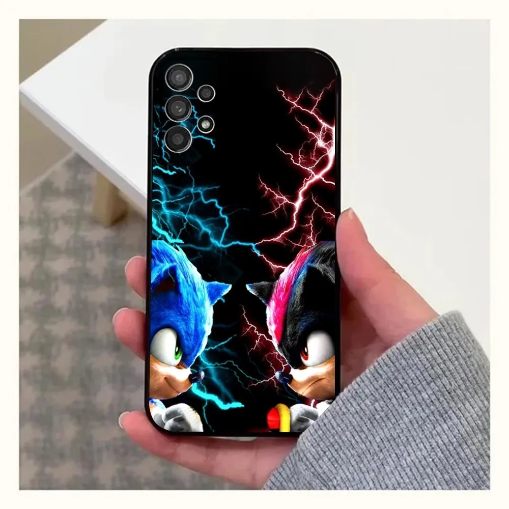 S-SonicS The HedgehogS Phone Case For Samsung Galaxy A13,A21s,A22,A31,A32,A52,A53,A71,A80,A91 Soft Black Cover