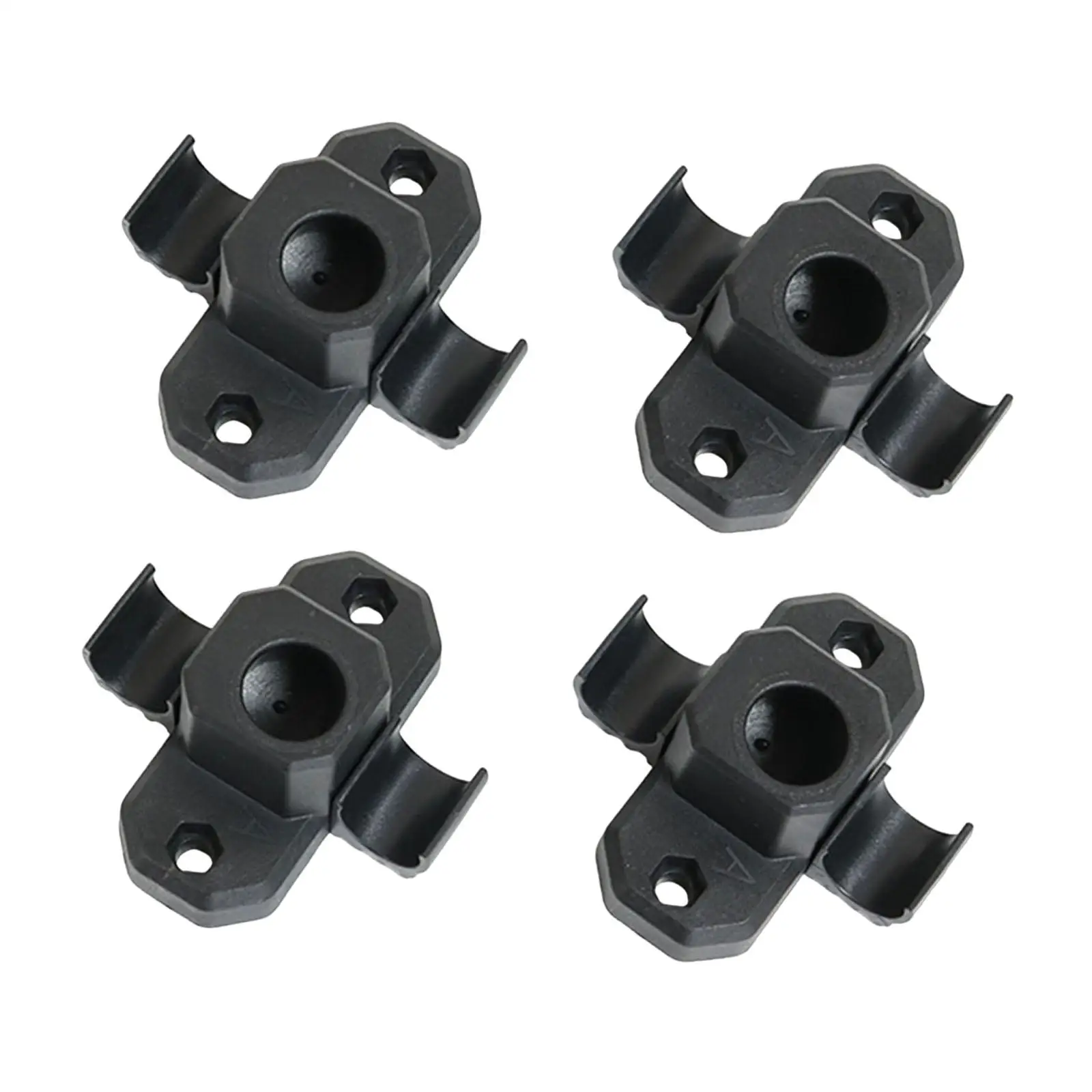 Folding Table Leg Connector Set Durable Plastic Furniture Repair Hardware for Camping Chairs Outdoor Beach Stool